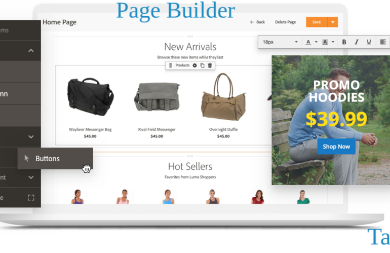 How to customize pagebuilder